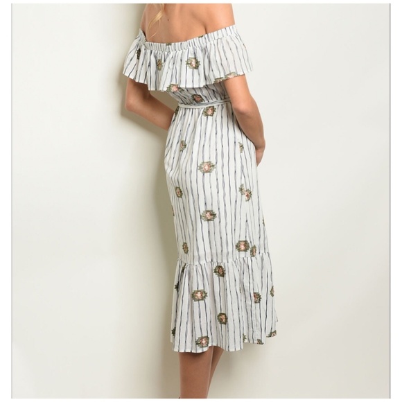 LAST ONE❗STYLE RACK Nordstrom Embroider Midi Dress - Picture 7 of 13